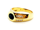 Bague Or jaune Saphir - Castafiore