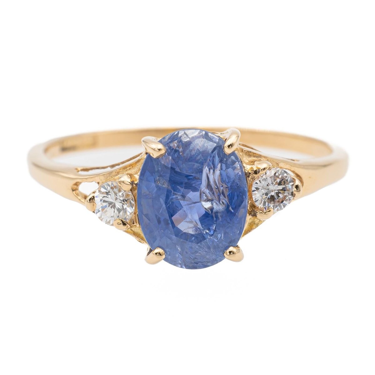 Bague Or jaune Saphir - Castafiore