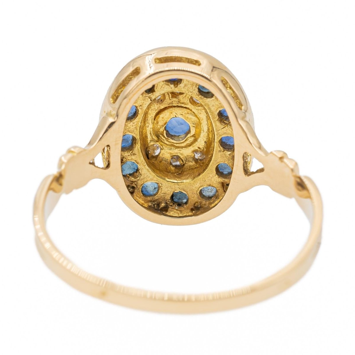 Bague Or jaune Saphir - Castafiore