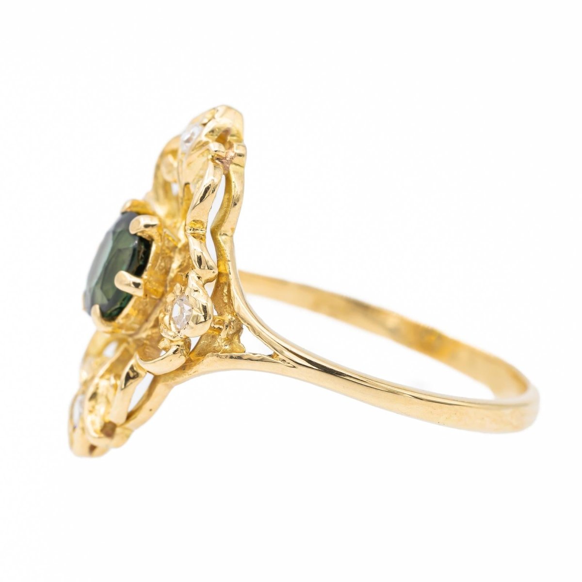 Bague Or jaune Saphir - Castafiore