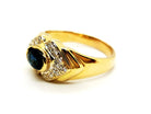 Bague Or jaune Saphir - Castafiore