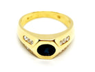 Bague Or jaune Saphir - Castafiore