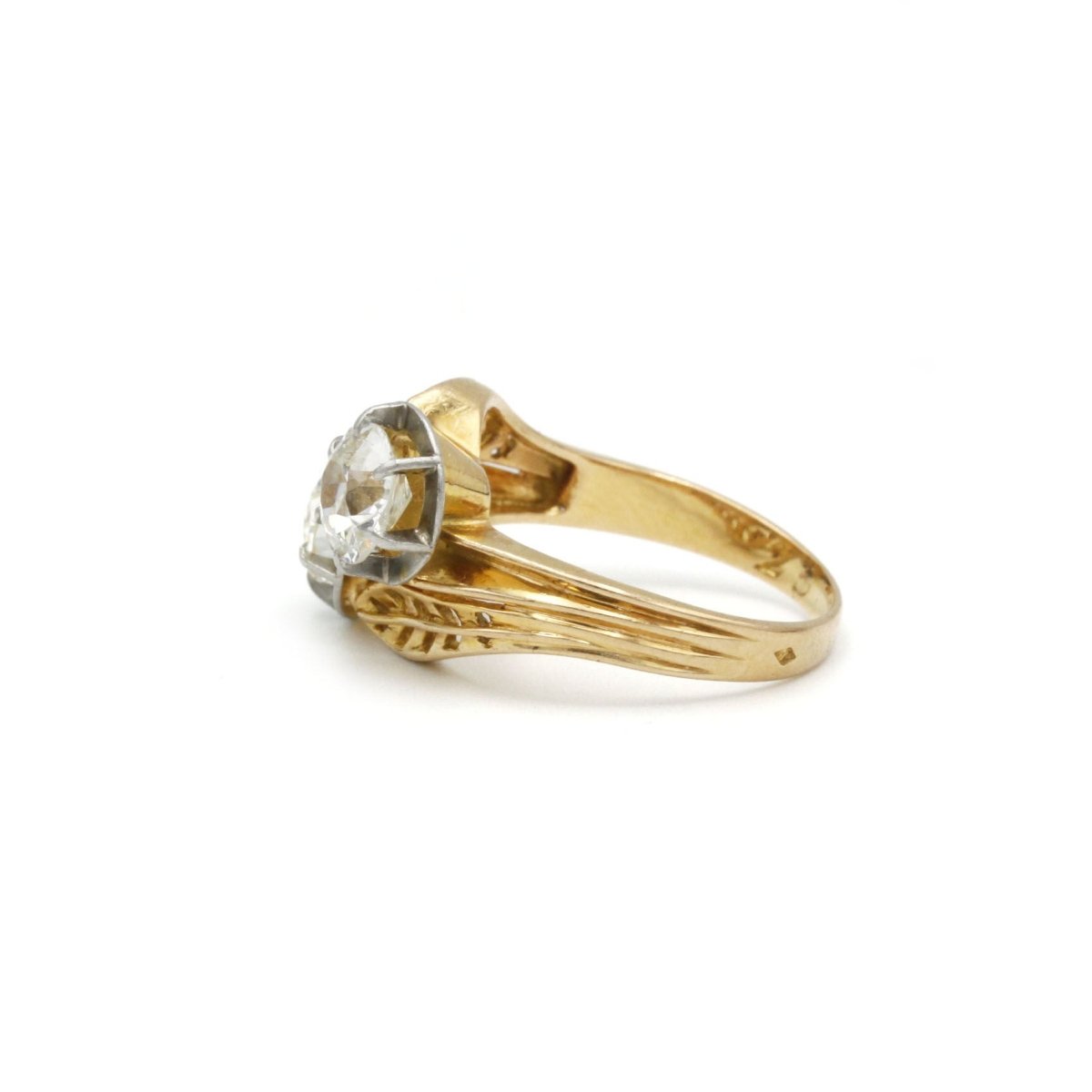 Bague - Or, Platine & diamants - Castafiore