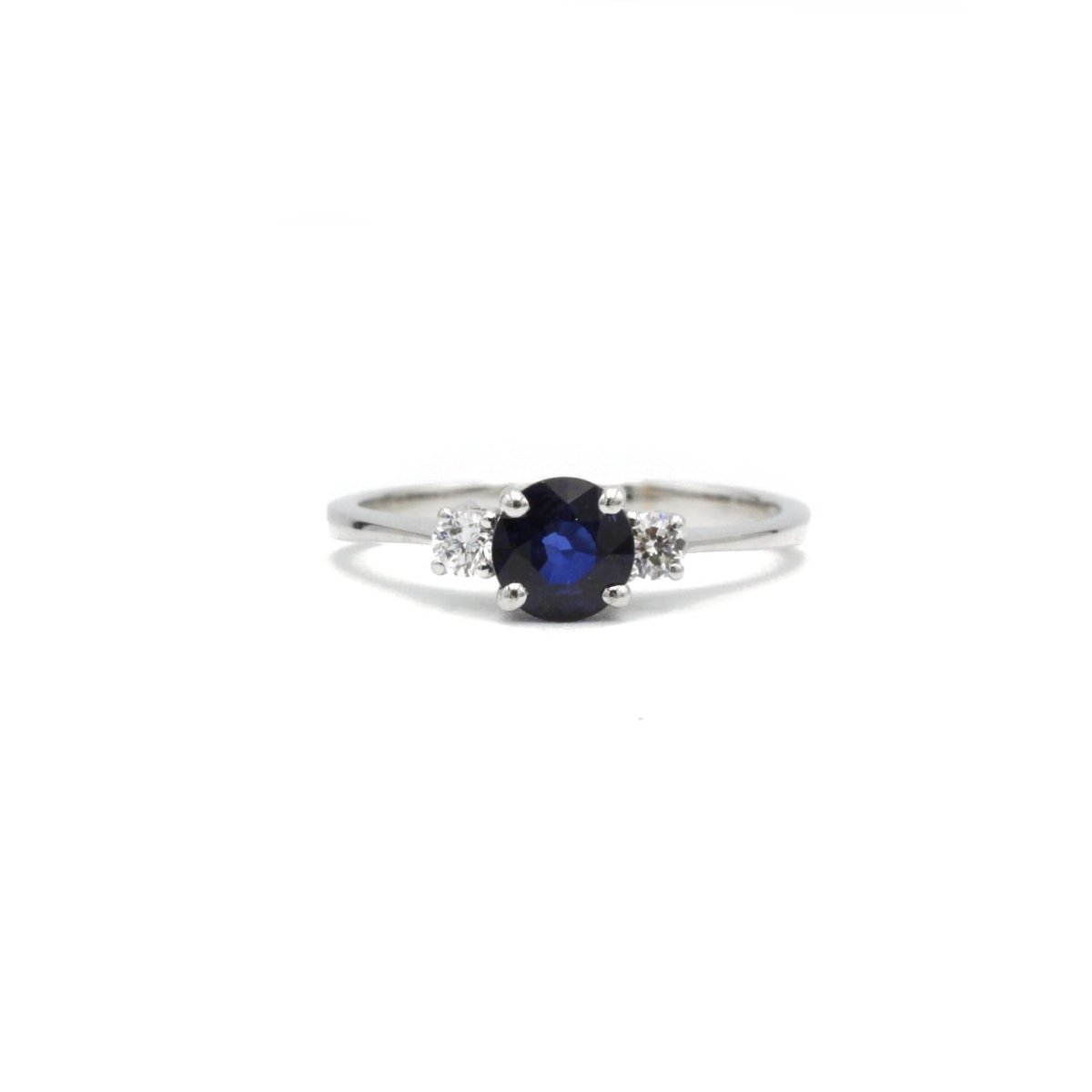 Bague - Or, Saphir Et Diamants - Castafiore