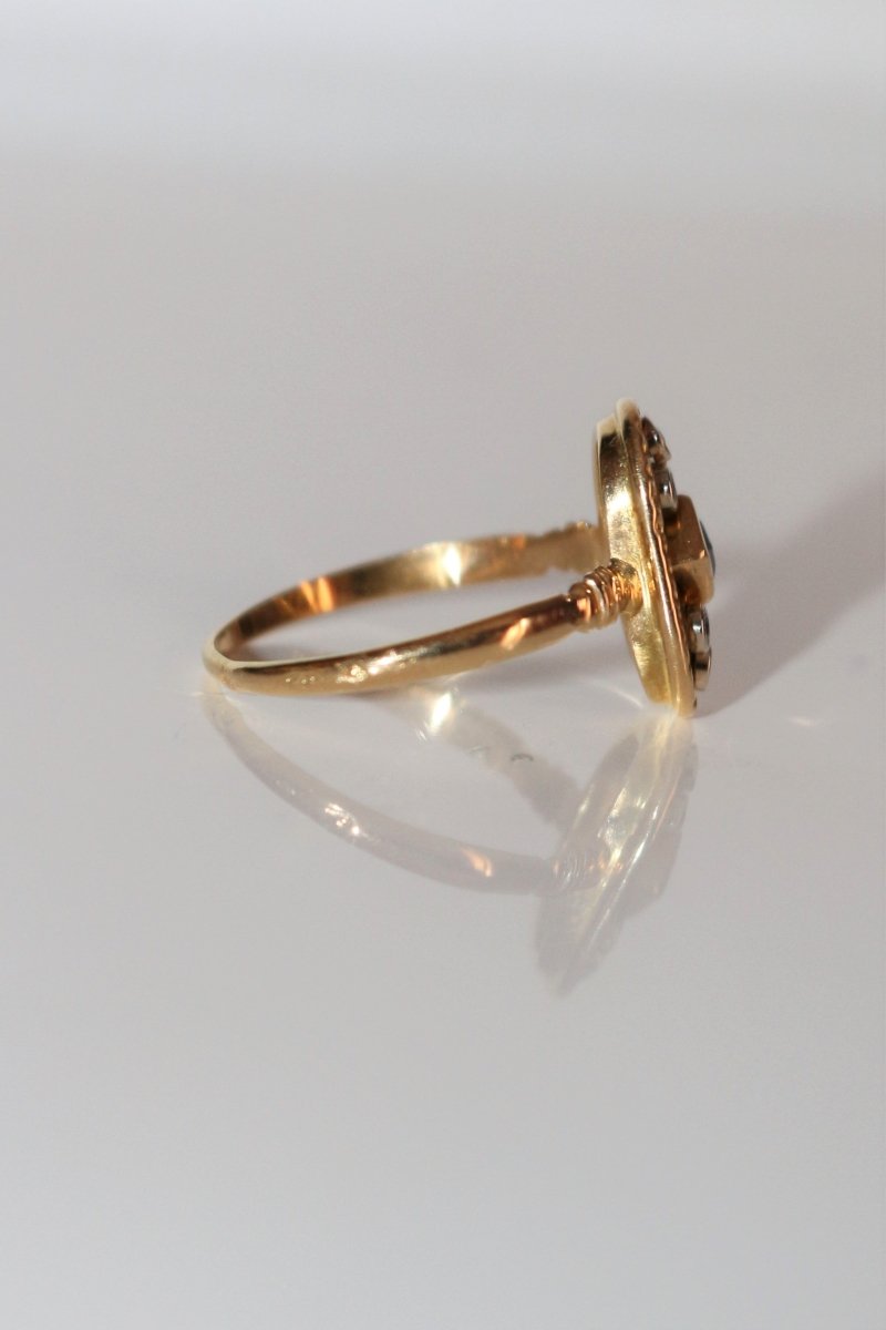 Bague Ovale Ajouré Saphir - Castafiore