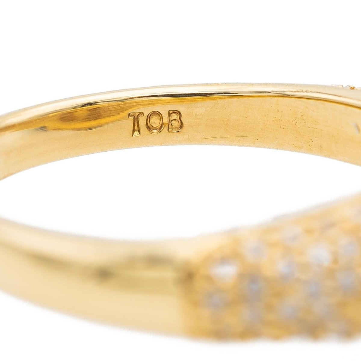 Bague Panthère en or jaune et diamant - Castafiore