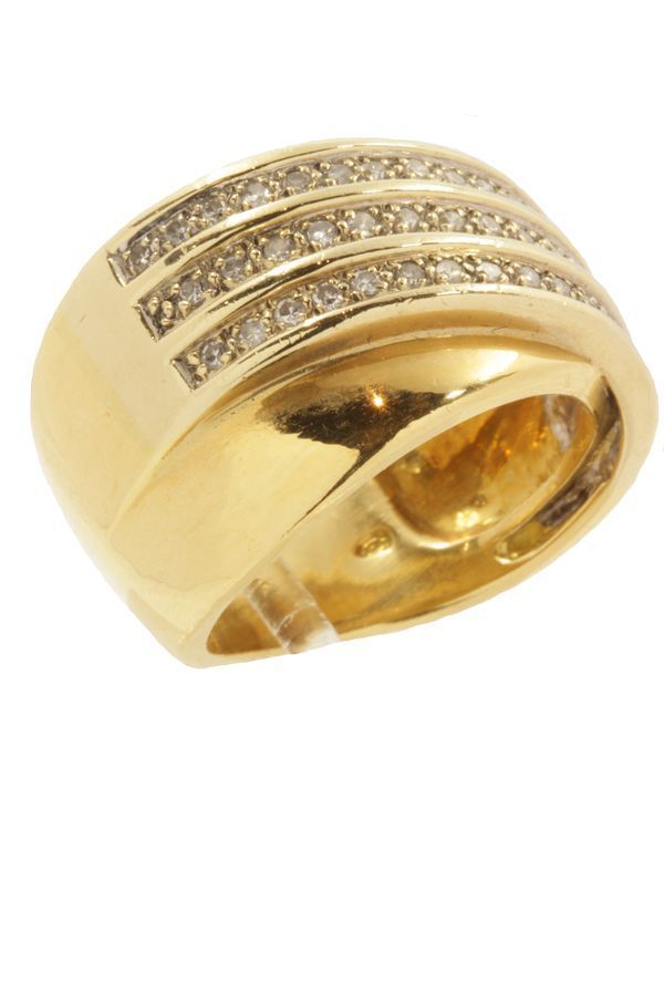 BAGUE PAVAGE DIAMANTS - Castafiore