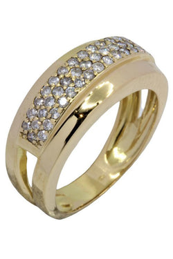 BAGUE PAVAGE DIAMANTS - Castafiore