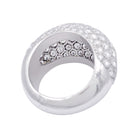 Bague Pavée en or blanc et diamants - Castafiore