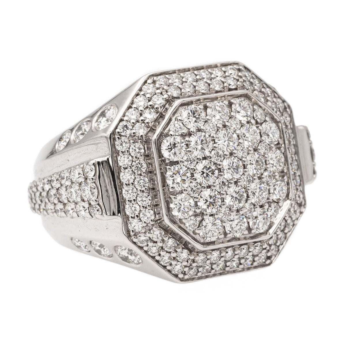 Bague Pavées diamants en or blanc - Castafiore