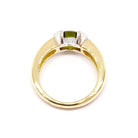 Bague péridot en or jaune et blanc - Castafiore