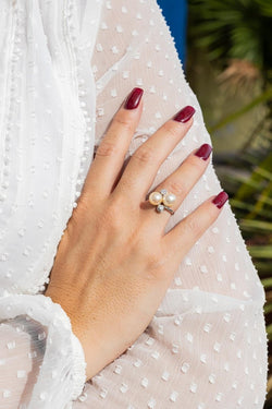 Bague Perle en or blanc Perle - Castafiore