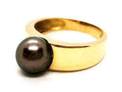 Bague Perle Or jaune Perle - Castafiore