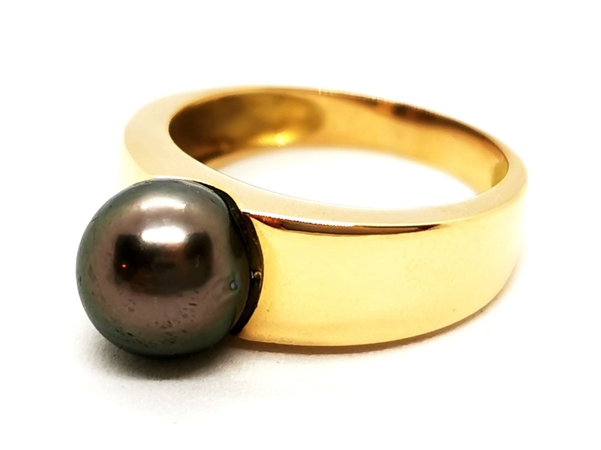 Bague Perle Or jaune Perle - Castafiore
