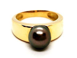 Bague Perle Or jaune Perle - Castafiore