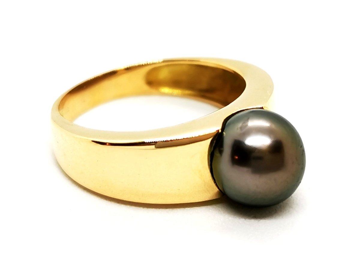 Bague Perle Or jaune Perle - Castafiore