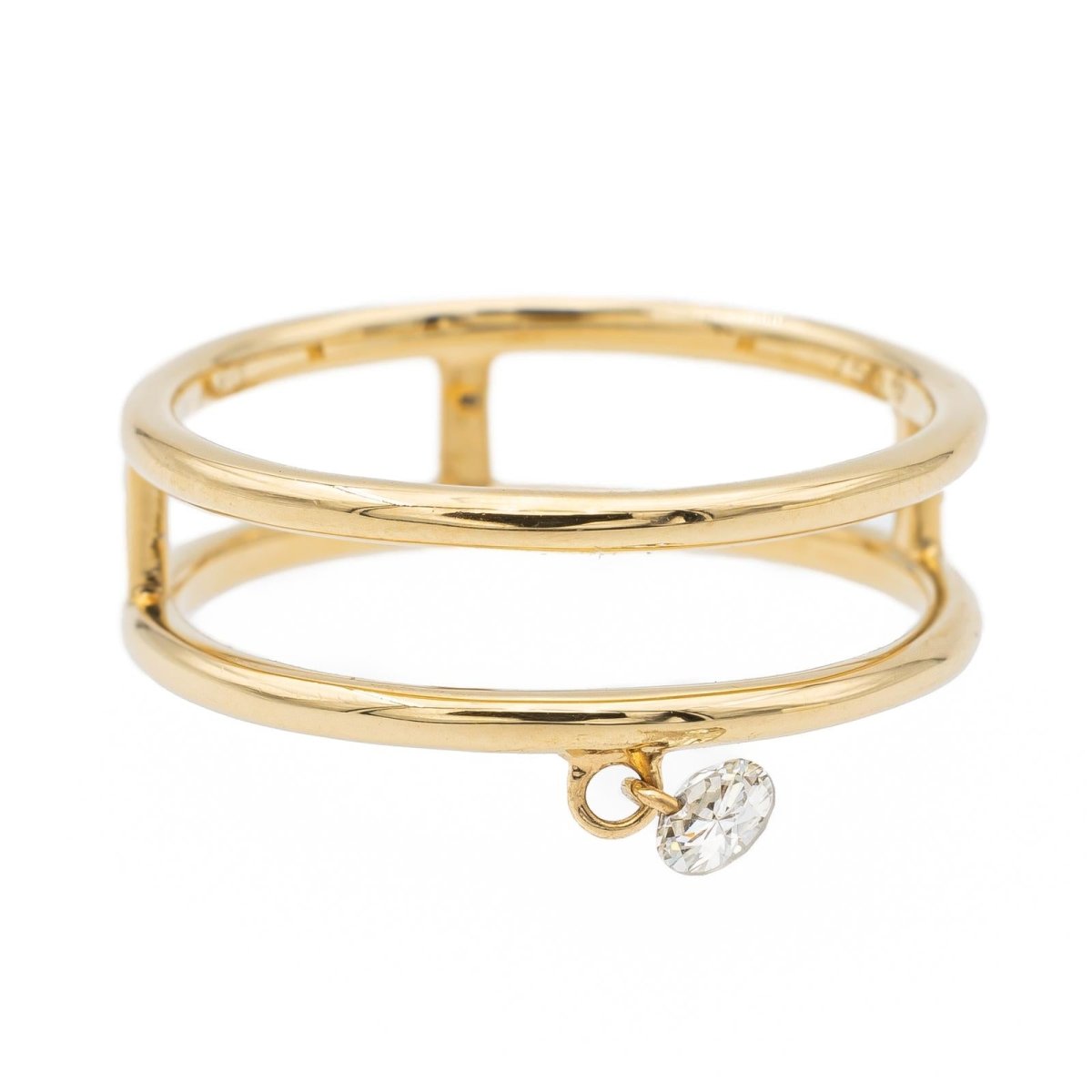 Bague PERSÉE "Zeus" en or jaune et diamant - Castafiore