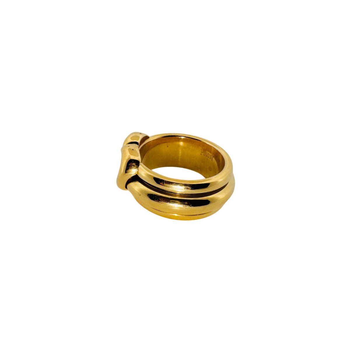 Bague PIAGET "Coeur" en or jaune et diamants - Castafiore