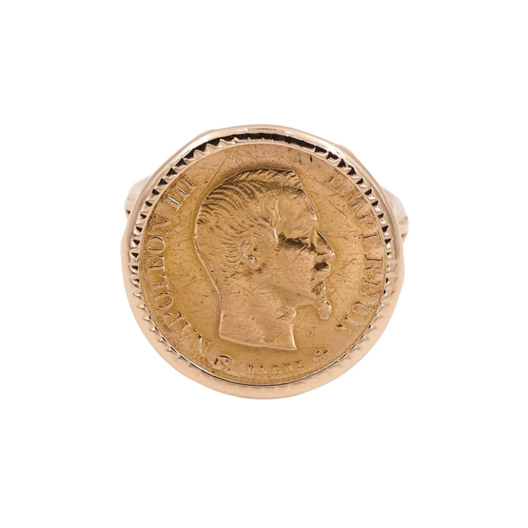 Bague Pièce Or jaune - Castafiore