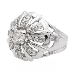 Bague Platine diamant - Castafiore