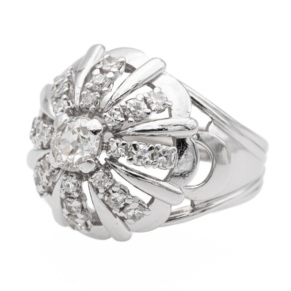 Bague Platine diamant - Castafiore