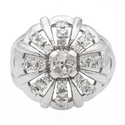 Bague Platine diamant - Castafiore