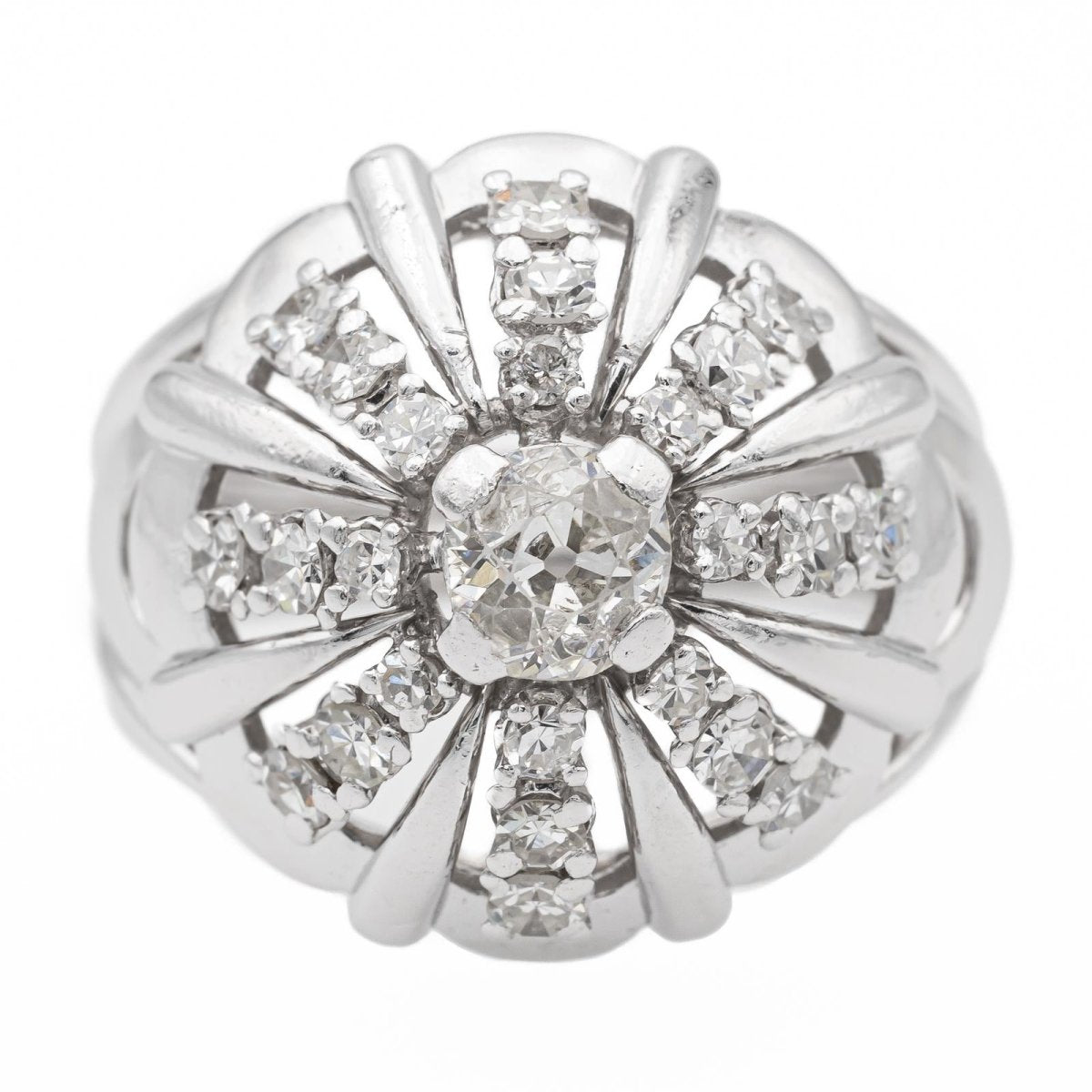 Bague Platine diamant - Castafiore