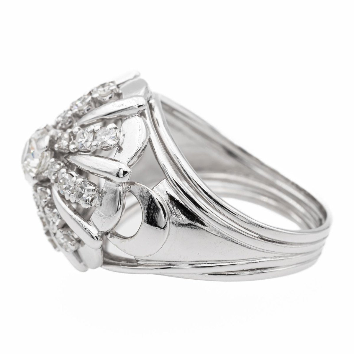Bague Platine diamant - Castafiore