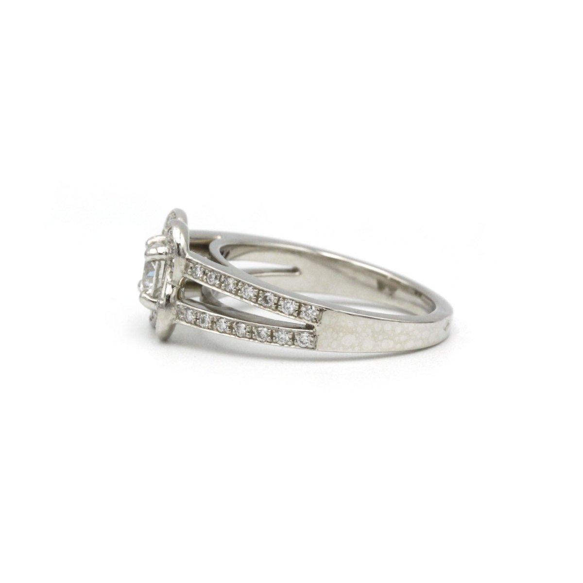 Bague - Platine Et Diamants - Castafiore