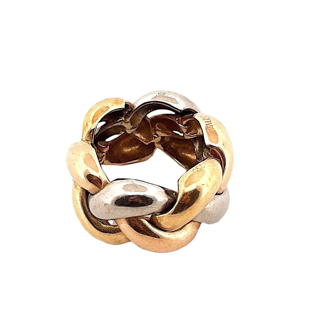Bague POIRAY "Tresse" trois ors - Castafiore