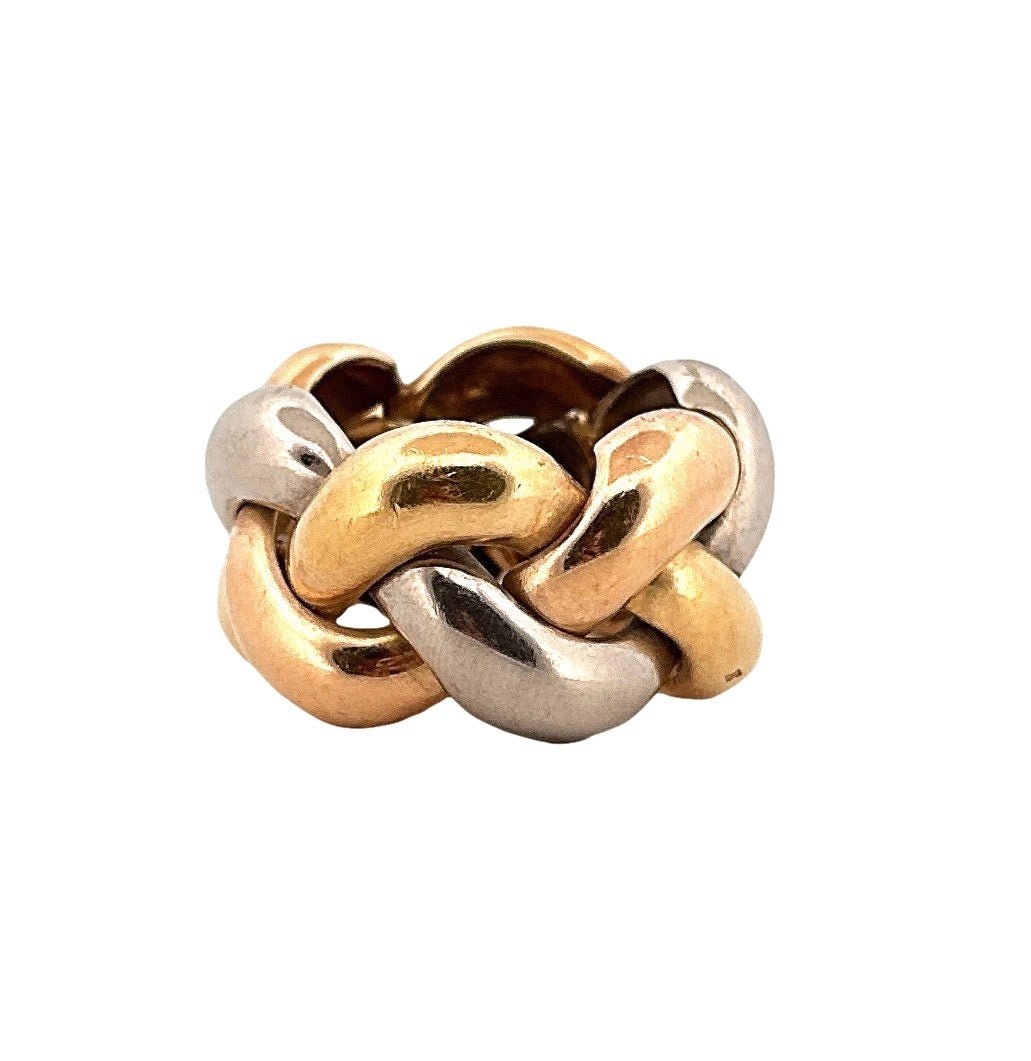 Bague POIRAY "Tresse" trois ors - Castafiore
