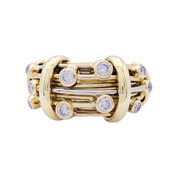 Bague POIRAY trois ors et diamants - Castafiore