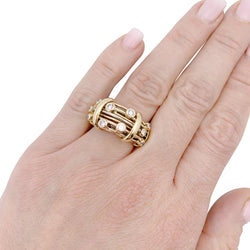 Bague POIRAY trois ors et diamants - Castafiore