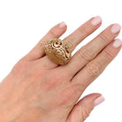 Bague POMELLATO "Arabesque" en or rose. - Castafiore