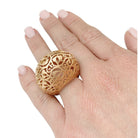 Bague POMELLATO "Arabesque" en or rose. - Castafiore