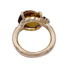 Bague Pomellato, "Bahia", or rose, citrine, saphirs - Castafiore