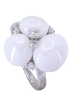 Bague Pomellato capri diamants en or blanc - Castafiore