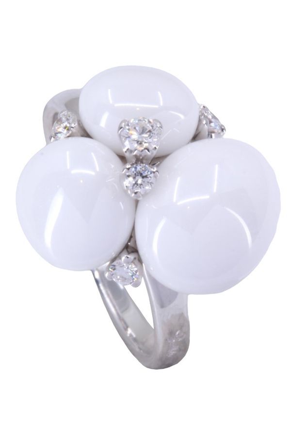 Bague Pomellato capri diamants en or blanc - Castafiore