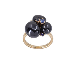 Bague POMELLATO "Capri" en or jaune et saphir - Castafiore