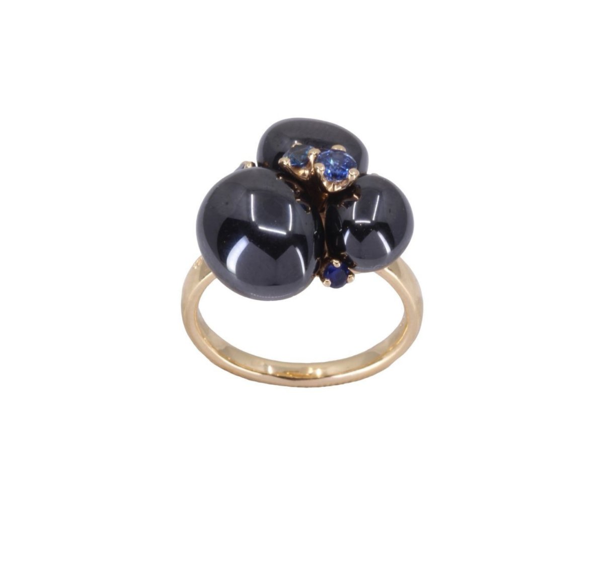 Bague POMELLATO "Capri" en or jaune et saphir - Castafiore