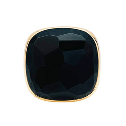 Bague Pomellato en or rose modèle "Victoria", jais - Castafiore