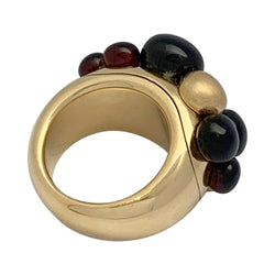 Bague Pomellato, "Mora", or jaune, grenats - Castafiore