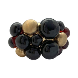 Bague Pomellato, "Mora", or jaune, grenats - Castafiore