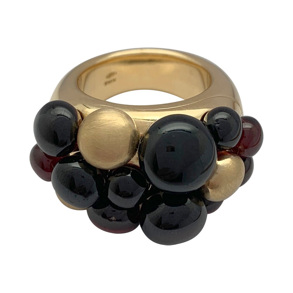 Bague Pomellato, "Mora", or jaune, grenats - Castafiore