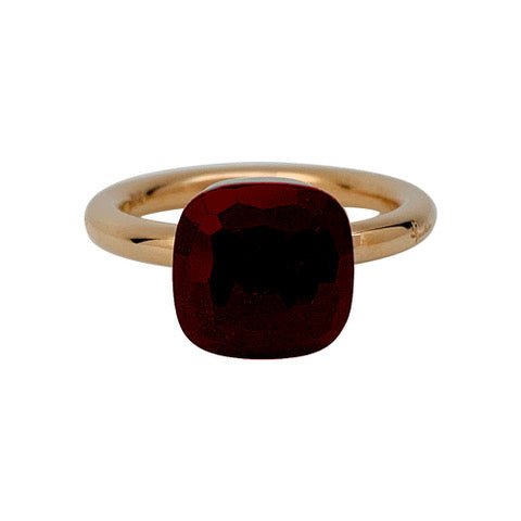 Bague Pomellato, "Nudo Classic", deux ors et grenat. - Castafiore