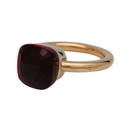 Bague Pomellato, "Nudo Classic", deux ors et grenat. - Castafiore