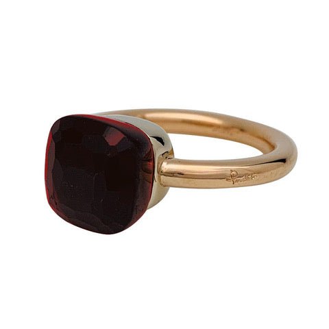 Bague Pomellato, "Nudo Classic", deux ors et grenat. - Castafiore