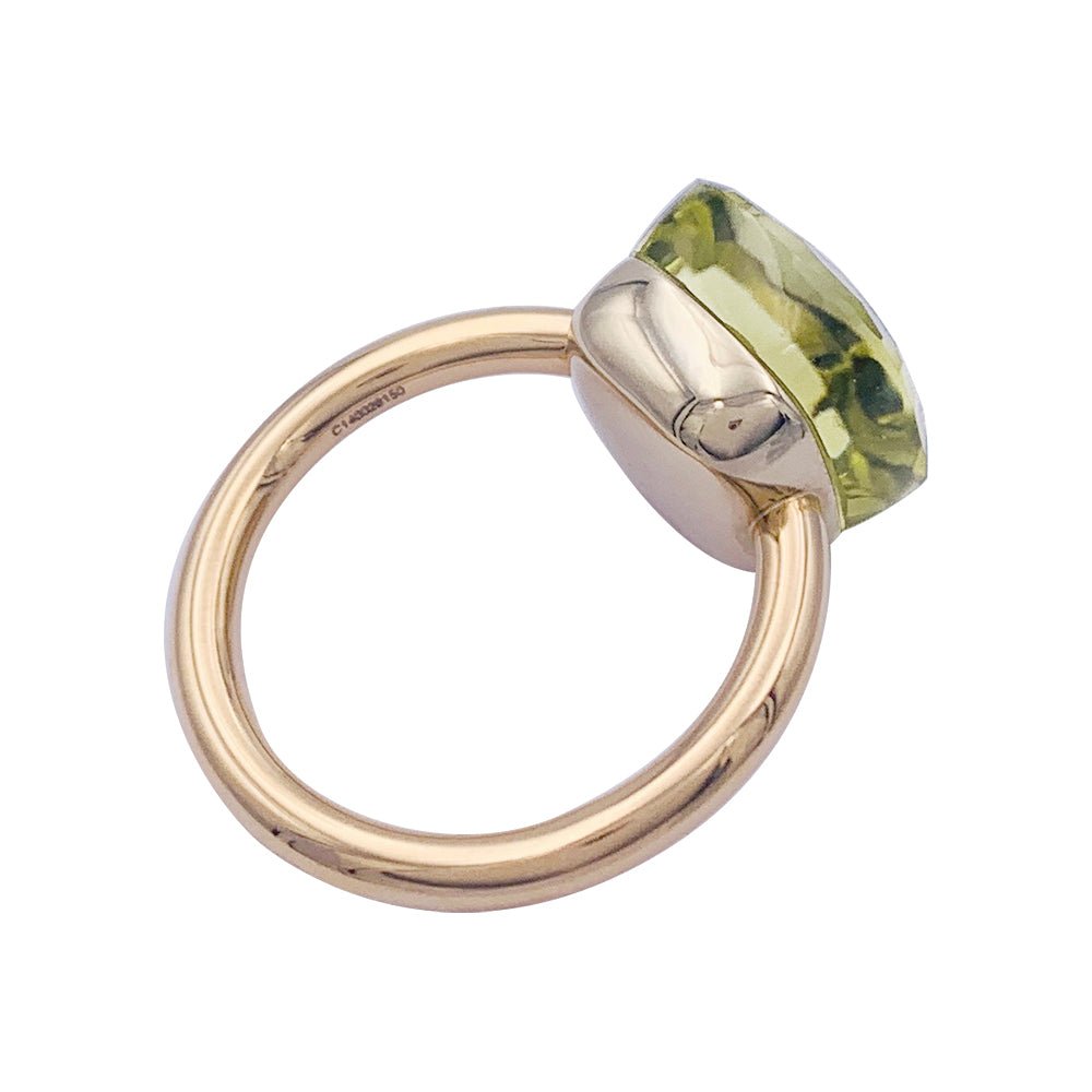 Bague Pomellato, "Nudo Maxi", quartz citron. - Castafiore