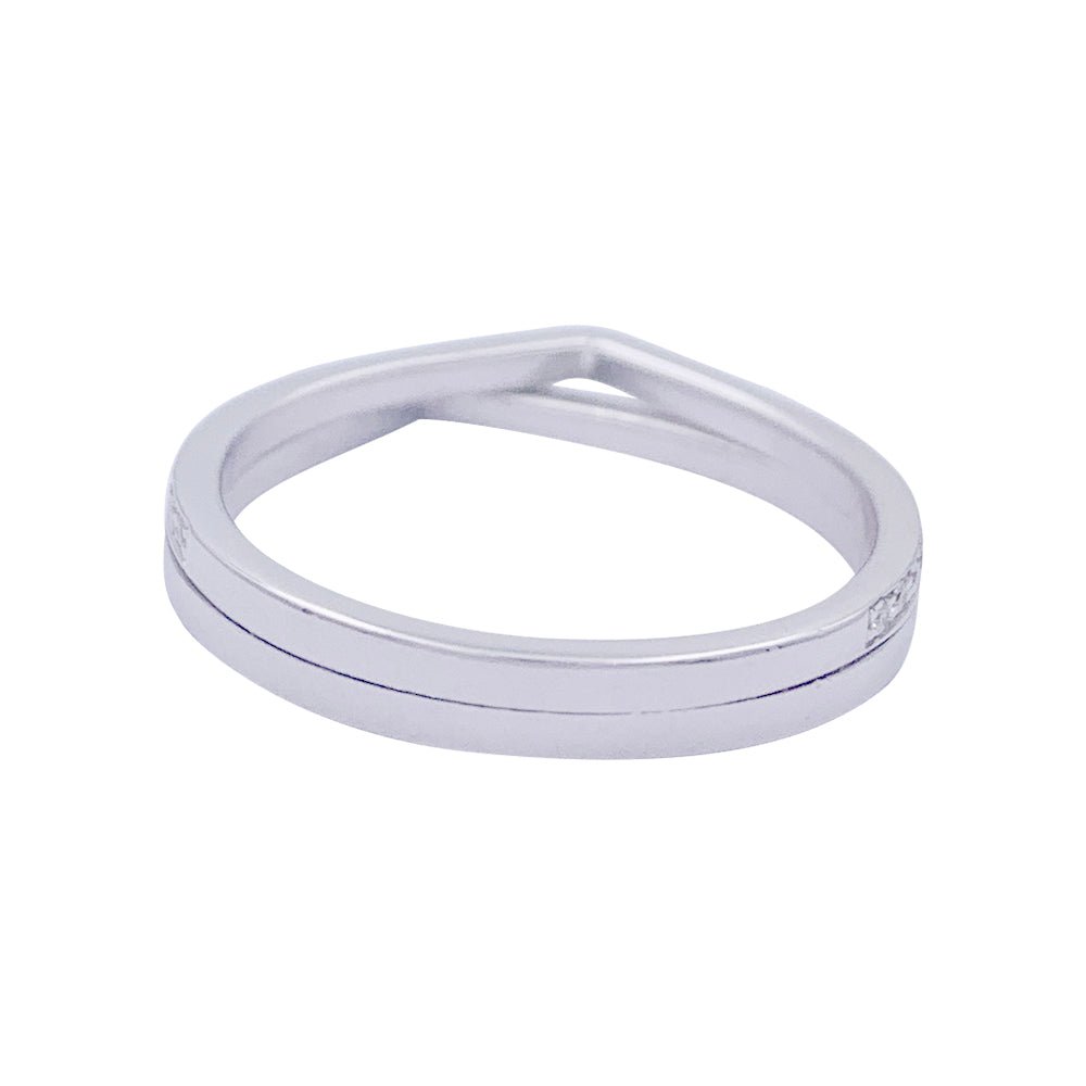 Bague Repossi, "Antifer", or blanc, diamants - Castafiore