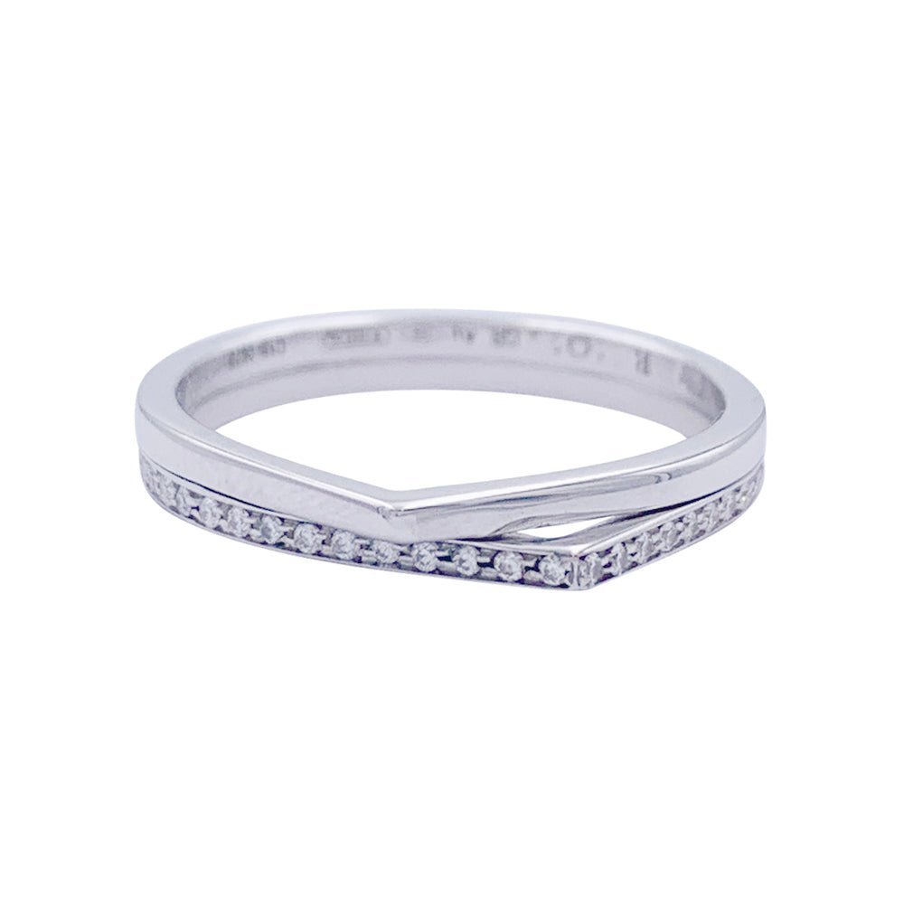 Bague Repossi, "Antifer", or blanc, diamants - Castafiore